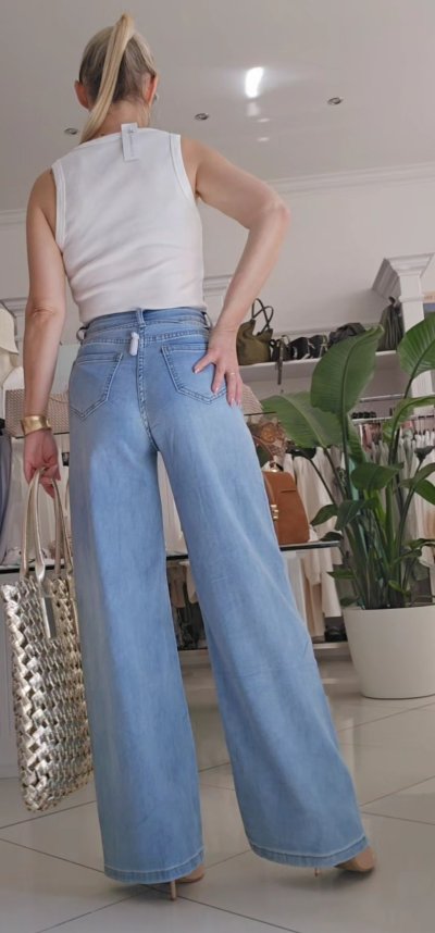 jeansy SUMMER zn.DOLCE VITA - modré