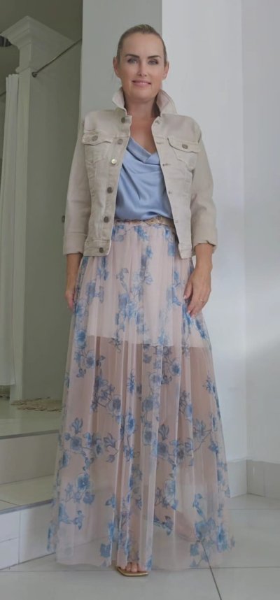Bunda DARA jensová - bledo bežová