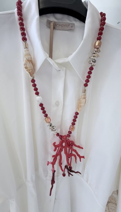 Korále CORAL - červený