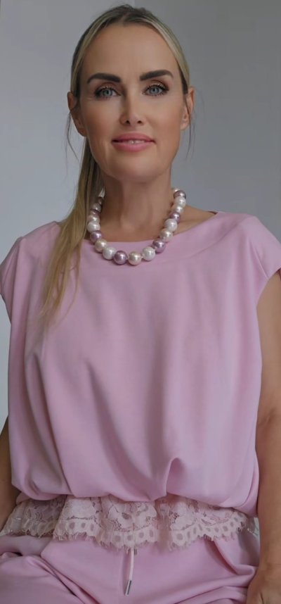 Perly DEANNA - ružové