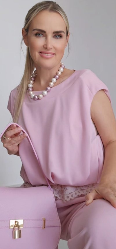 Perly DEANNA - ružové