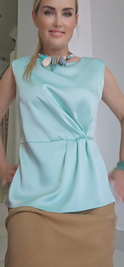 Top EMMA zn.RINASCIMENTO - mintový