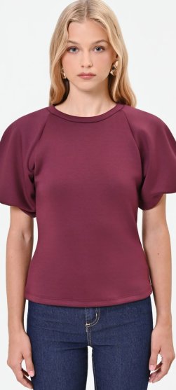Tričko RAMONA zn. RINASCIMENTO - bordo