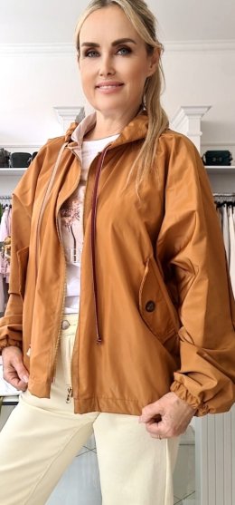 Bunda ALLA športová - camel