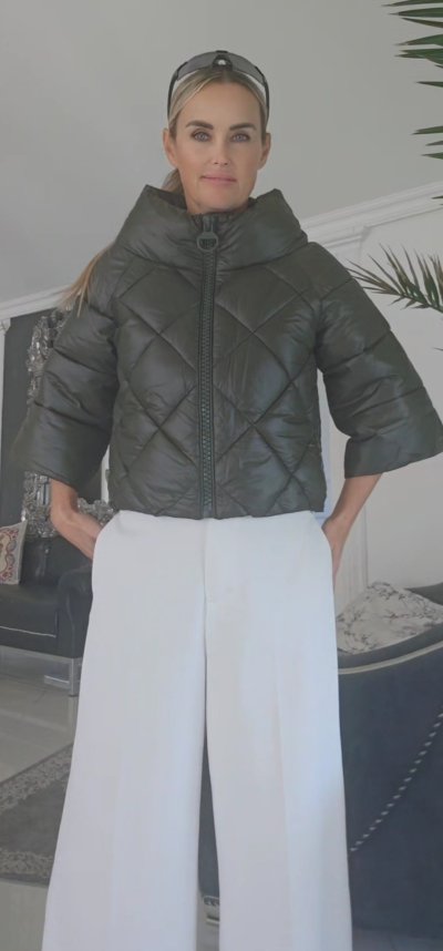 Bunda BOLOGNA- olivová zelená